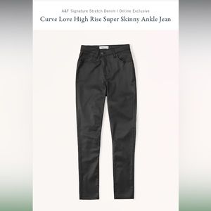 Abercrombie Curve Love High Rise Super Skinny Ankle Jean 36S NWT